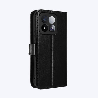 Retro Crazy Horse Texture Vegan Leather Phone Case, For Xiaomi 17 Max 5G, For Xiaomi 17T Pro 5G, For Xiaomi 17T 5G