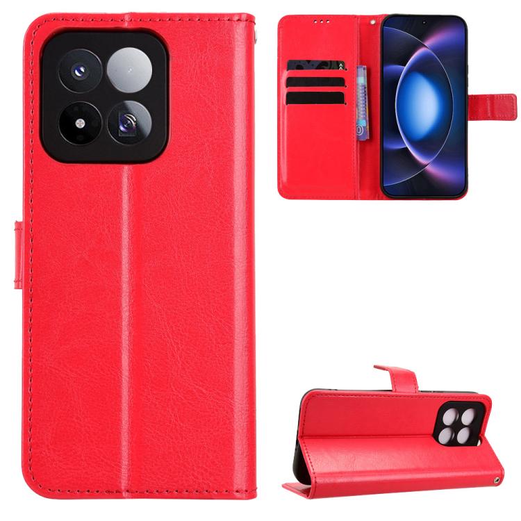 Retro Crazy Horse Texture Vegan Leather Phone Case, For Xiaomi 17 Max 5G, For Xiaomi 17T Pro 5G, For Xiaomi 17T 5G