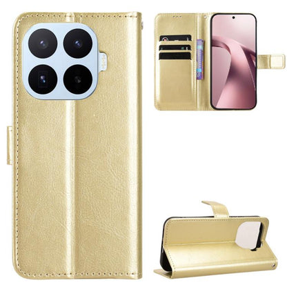 Retro Crazy Horse Texture Vegan Leather Phone Case, For Xiaomi 17 Max 5G, For Xiaomi 17T Pro 5G, For Xiaomi 17T 5G