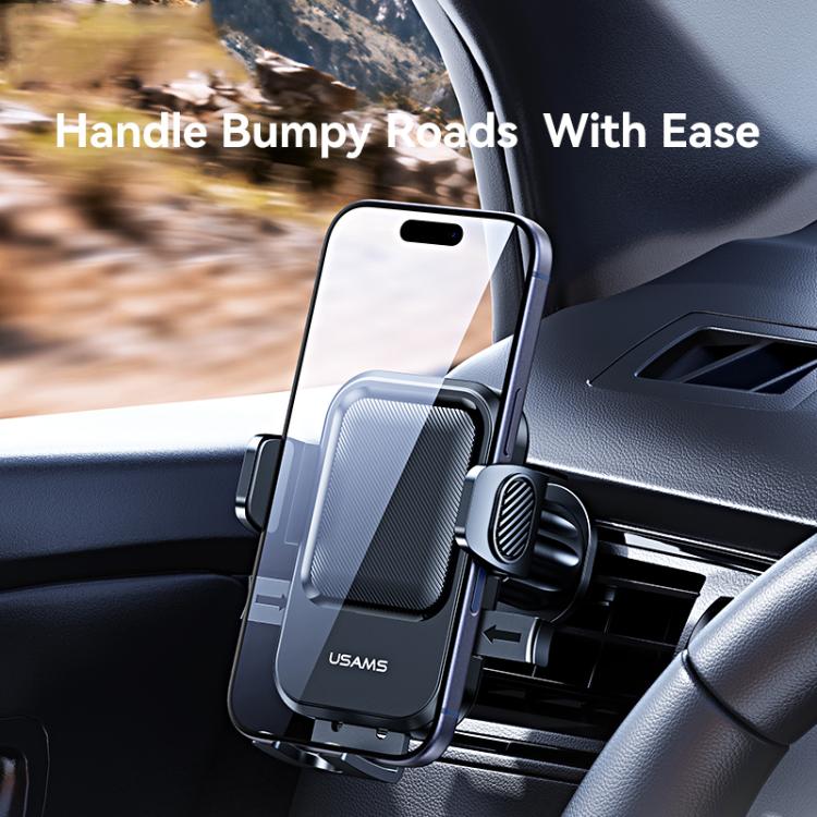 USAMS ZJ090 One-touch Car Air Vent Phone Holder, ZJ090