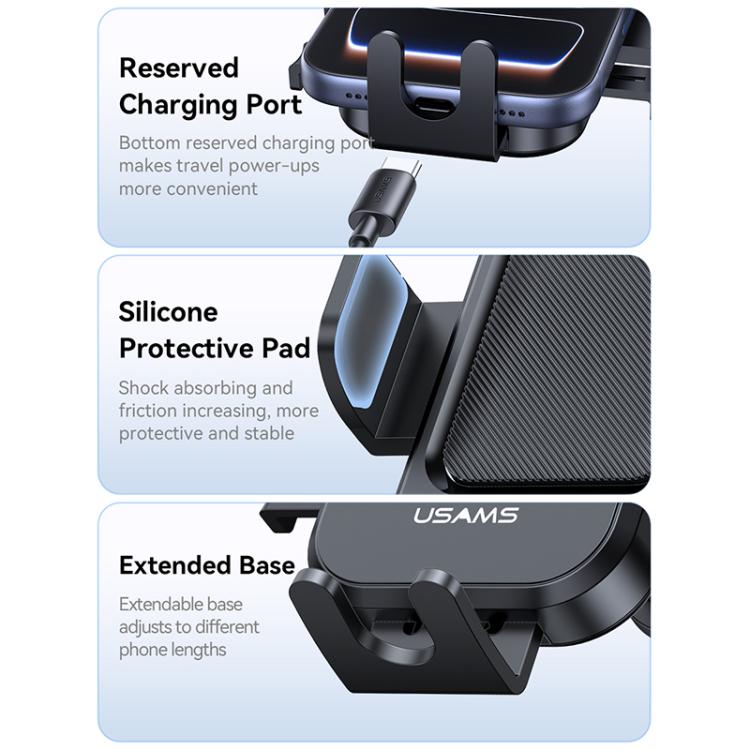 USAMS ZJ090 One-touch Car Air Vent Phone Holder, ZJ090
