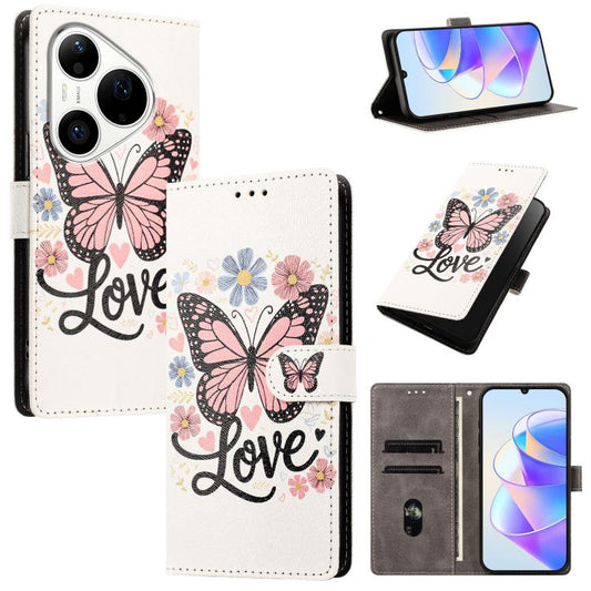 CH002 Colored Drawing Buckle Clasp Vegan Leather Phone Case, For Huawei Pura 90 Pro Max 5G, For Huawei Pura 90 Pro 5G, For Huawei Pura 90 5G, For Huawei Enjoy 90 Pro Max 5G, For Huawei Enjoy 90 Plus 5G, For Huawei nova 15 Ultra, For Huawei nova 15 Pro ...