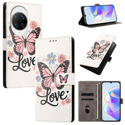 CH002 Colored Drawing Buckle Clasp Vegan Leather Phone Case, For Huawei nova 14 Pro, For Huawei nova 14, For Huawei Enjoy 70, For Huawei Mate 60 Pro / 60 Pro+, For Huawei Mate 60, For Huawei P60 Art, For Huawei P60 / P60 Pro