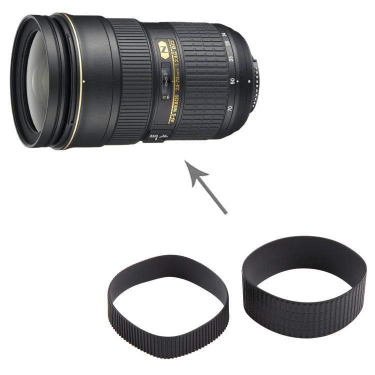 Camera Lens Zoom Focus Ring Grip Set, Zoom Focus Ring Grip Set