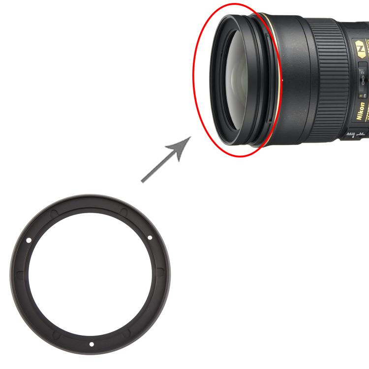 Camera Lens Front UV Ring Frame, For Nikon AF-S Nikkor 24-70mm f / 2.8G ED
