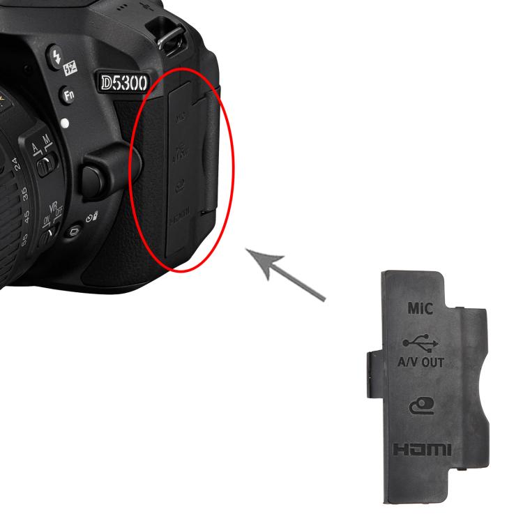 USB Cover Cap, For Nikon D5300