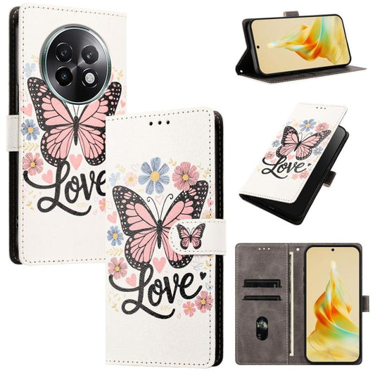 CH002 Colored Drawing Buckle Clasp Vegan Leather Phone Case, For Realme 13+ 5G, For Realme 13 4G / 12 4G / 12+ 5G / P1 5G, For Realme 13 Pro 5G / 13 Pro+ 5G Global, For Realme GT Neo6 / GT 6T / GT 6, For Realme C53 4G / C51 4G / Narzo N53 4G