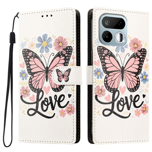 CH002 Colored Drawing Buckle Clasp Vegan Leather Phone Case, For Realme 16T 5G, For Realme C100 4G, For Realme P4 Power 5G, For Realme Note 80 4G, For Realme C83 5G, For Realme C85 5G / 15x / C83 India, For Realme Neo8 5G, For Realme 16 5G             ...