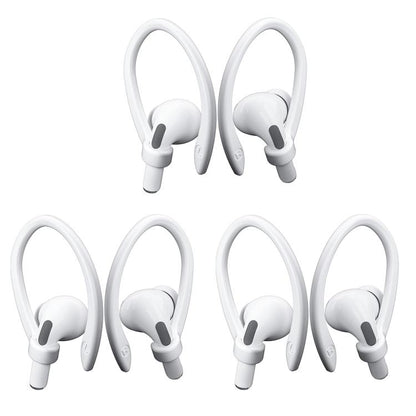 XDcase 3 Pairs Soft Rubber Anti-slip Sports Ear Hooks, For AirPods / Galaxy Buds