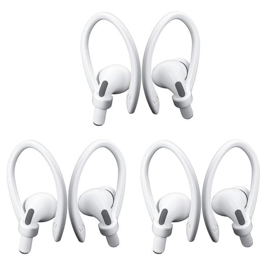 XDcase 3 Pairs Soft Rubber Anti-slip Sports Ear Hooks, For AirPods / Galaxy Buds