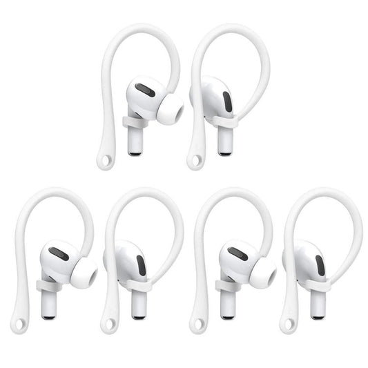 XDcase 3 Pairs Soft Rubber Anti-slip Sports Ear Hooks, For AirPods / Galaxy Buds
