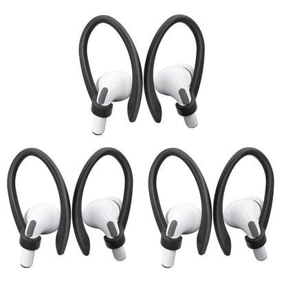XDcase 3 Pairs Soft Rubber Anti-slip Sports Ear Hooks, For AirPods / Galaxy Buds