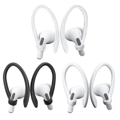 XDcase 3 Pairs Soft Rubber Anti-slip Sports Ear Hooks, For AirPods / Galaxy Buds