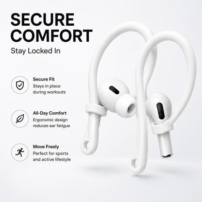 XDcase 3 Pairs Soft Rubber Anti-slip Sports Ear Hooks, For AirPods / Galaxy Buds