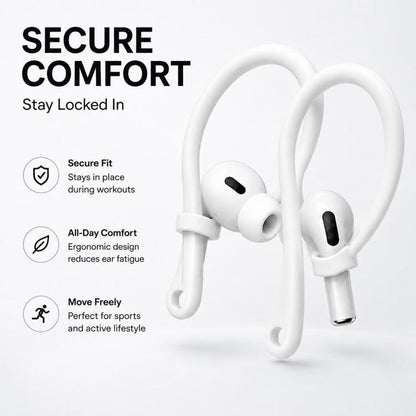 XDcase 3 Pairs Soft Rubber Anti-slip Sports Ear Hooks, For AirPods / Galaxy Buds