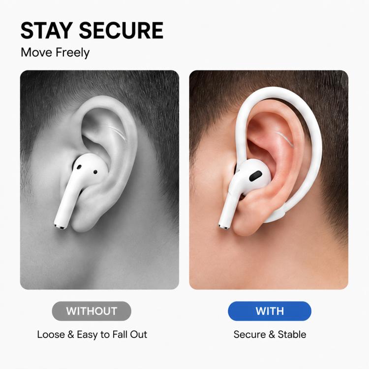XDcase 3 paires d'embouts auriculaires antidérapants en caoutchouc souple, pour AirPods/Galaxy Buds