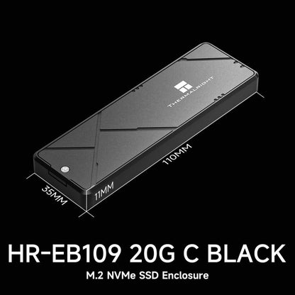 THERMALRIGHT HR-EB109 20Gbps M.2 NVMe SSD Enclosure with Type-C to Type-C Cable, EB109-20G C-C Cable