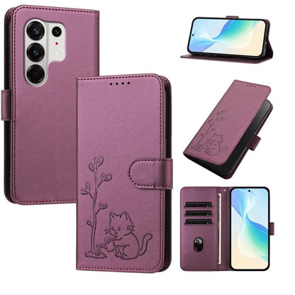 YX0014 Cat Watering Tree Buckle Vegan Leather Phone Case with Lanyard, For Tecno Spark 50 5G, For Tecno Pova Curve 2 5G, For Tecno Spark 50 4G, For Tecno Camon 50 Pro 4G, For Tecno Camon 50 4G, For Tecno Spark Go 3, For Tecno Pova Slim 5G              ...