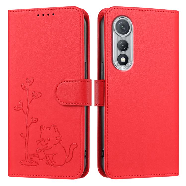 YX0014 Cat Watering Tree Buckle Vegan Leather Phone Case with Lanyard, For Tecno Pova Curve, For Tecno Camon 40 Pro, For Tecno Camon 40 Premier, For Tecno Camon 40, For Tecno Camon 40 Pro 5G, For Tecno Spark 30C 5G, For Tecno Camon 30S                 ...