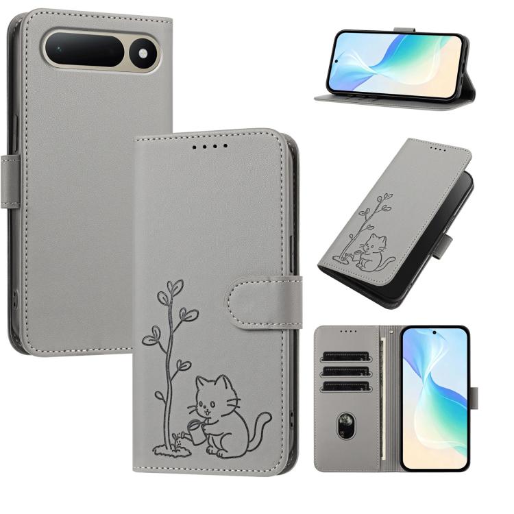 YX0014 Cat Watering Tree Buckle Vegan Leather Phone Case with Lanyard, For Tecno Spark 50 5G, For Tecno Pova Curve 2 5G, For Tecno Spark 50 4G, For Tecno Camon 50 Pro 4G, For Tecno Camon 50 4G, For Tecno Spark Go 3, For Tecno Pova Slim 5G              ...