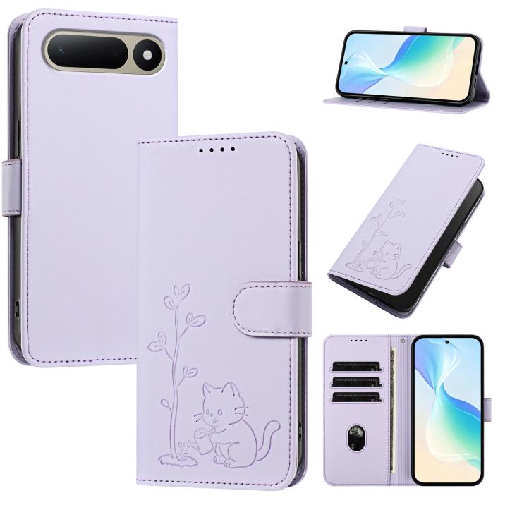 YX0014 Cat Watering Tree Buckle Vegan Leather Phone Case with Lanyard, For Tecno Spark 50 5G, For Tecno Pova Curve 2 5G, For Tecno Spark 50 4G, For Tecno Camon 50 Pro 4G, For Tecno Camon 50 4G, For Tecno Spark Go 3, For Tecno Pova Slim 5G              ...