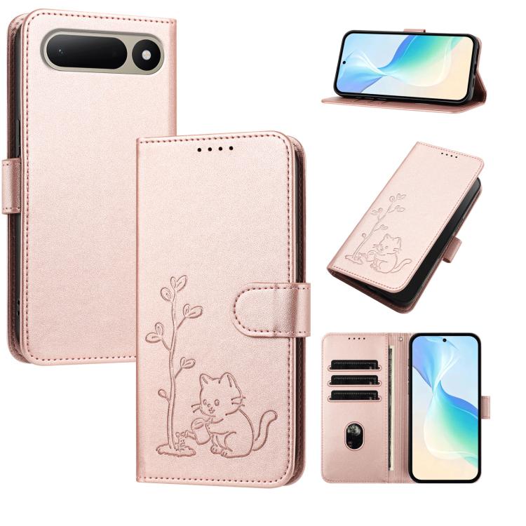YX0014 Cat Watering Tree Buckle Vegan Leather Phone Case with Lanyard, For Tecno Spark 50 5G, For Tecno Pova Curve 2 5G, For Tecno Spark 50 4G, For Tecno Camon 50 Pro 4G, For Tecno Camon 50 4G, For Tecno Spark Go 3, For Tecno Pova Slim 5G              ...