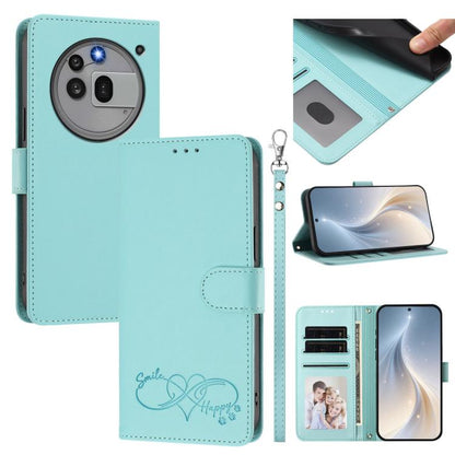 Happy Heart Pattern Magnetic Closure Vegan Leather Phone Case with Wrist Strap, For Nothing Phone 4a Pro, For Nothing Phone 4a, For Nothing Phone 3a Lite, For Nothing Phone 3, For Nothing CMF Phone 2 Pro, For Nothing Phone 3a, For Nothing Phone 3a Pro ...