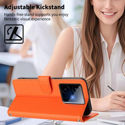 Happy Heart Pattern Magnetic Closure Vegan Leather Phone Case with Wrist Strap, For Realme GT 7 5G Global / 5G India, For Realme V70 5G / 14x Global, For Realme Narzo 80 Pro / 14 Pro 5G India, For Realme C75 4G Global / Narzo 80x 5G, For Realme Narzo 8...