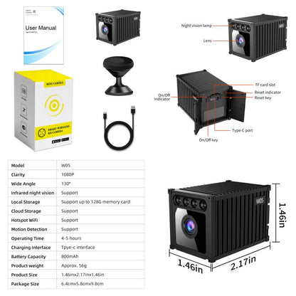 W05 1080P Smart HD Wireless Mini Camera