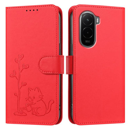 YX0014 Cat Watering Tree Buckle Vegan Leather Phone Case with Lanyard, For Xiaomi Poco M7 4G 169mm, For Xiaomi 15T Pro 5G, For Xiaomi 15T 5G, For Xiaomi Civi 5 Pro, For Xiaomi 15S Pro, For Xiaomi Poco F7 / Redmi Turbo 4 Pro                             ...