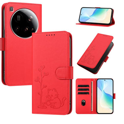 YX0014 Cat Watering Tree Buckle Vegan Leather Phone Case with Lanyard, For Xiaomi Poco M7 4G 169mm, For Xiaomi 15T Pro 5G, For Xiaomi 15T 5G, For Xiaomi Civi 5 Pro, For Xiaomi 15S Pro, For Xiaomi Poco F7 / Redmi Turbo 4 Pro                             ...