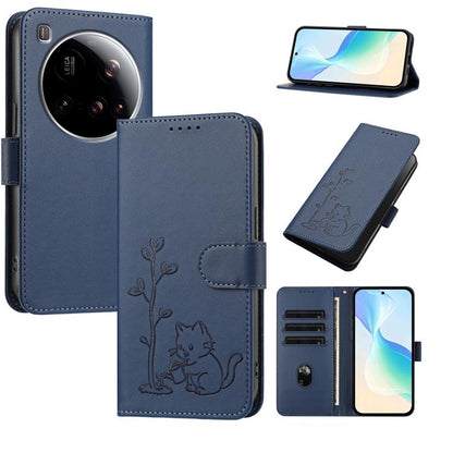 YX0014 Cat Watering Tree Buckle Vegan Leather Phone Case with Lanyard, For Xiaomi Poco M7 4G 169mm, For Xiaomi 15T Pro 5G, For Xiaomi 15T 5G, For Xiaomi Civi 5 Pro, For Xiaomi 15S Pro, For Xiaomi Poco F7 / Redmi Turbo 4 Pro                             ...