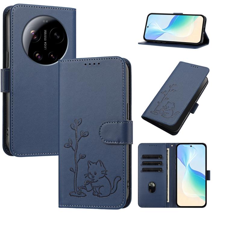 YX0014 Cat Watering Tree Buckle Vegan Leather Phone Case with Lanyard, For Xiaomi 17T 5G, For Xiaomi Poco X8 Pro Max / Redmi Turbo 5 Max, For Xiaomi Poco X8 Pro 5G / Redmi Turbo 5 5G, For Xiaomi 17 Ultra, For Xiaomi Poco F8 Ultra 5G / Redmi K90 Pro Max...