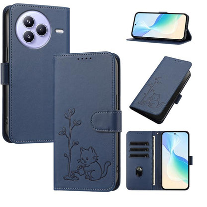YX0014 Cat Watering Tree Buckle Vegan Leather Phone Case with Lanyard, For Xiaomi Poco M7 4G 169mm, For Xiaomi 15T Pro 5G, For Xiaomi 15T 5G, For Xiaomi Civi 5 Pro, For Xiaomi 15S Pro, For Xiaomi Poco F7 / Redmi Turbo 4 Pro                             ...
