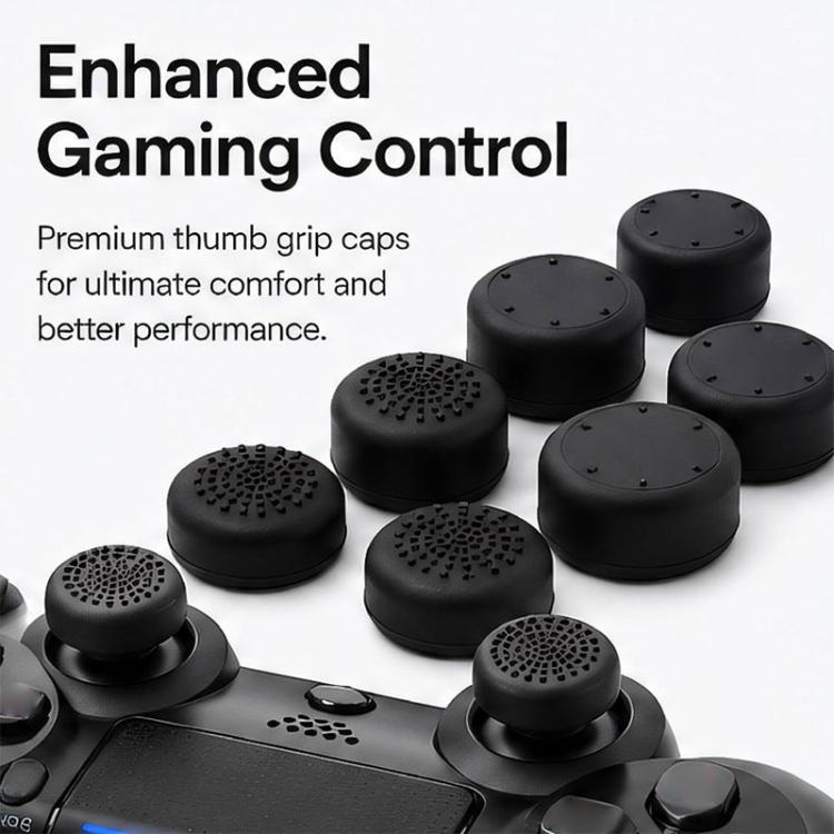XDcase Lot de 8 Capuchons de Joystick en Silicone Antidérapants et Empilables pour Manette PS5 / Switch Pro / Xbox 360