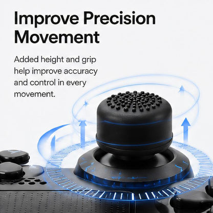 XDcase 8pcs Silicone Anti-Slip Joystick Cap Stackable Cover for PS5 / Switch Pro / Xbox 360 Gamepad
