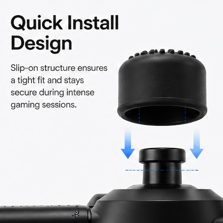 XDcase Lot de 8 Capuchons de Joystick en Silicone Antidérapants et Empilables pour Manette PS5 / Switch Pro / Xbox 360