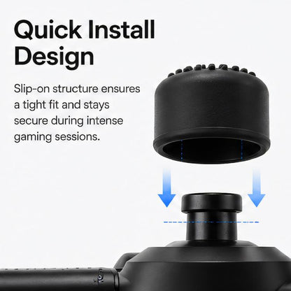 XDcase Lot de 8 Capuchons de Joystick en Silicone Antidérapants et Empilables pour Manette PS5 / Switch Pro / Xbox 360
