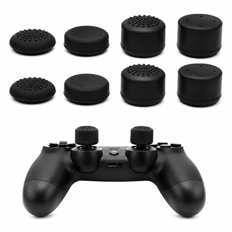 XDcase Lot de 8 Capuchons de Joystick en Silicone Antidérapants et Empilables pour Manette PS5 / Switch Pro / Xbox 360