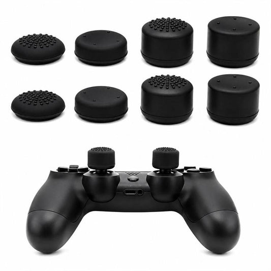 XDcase Lot de 8 Capuchons de Joystick en Silicone Antidérapants et Empilables pour Manette PS5 / Switch Pro / Xbox 360