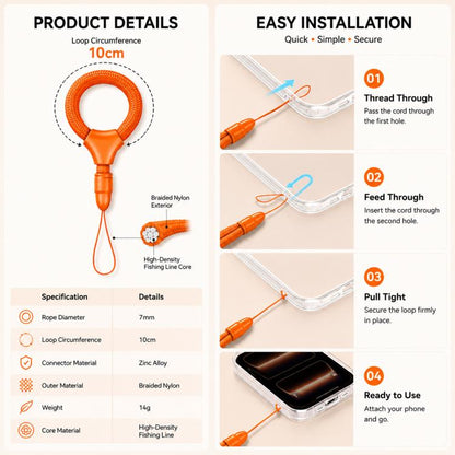 XDcase Mini Self-Locking Finger Ring Phone Lanyard