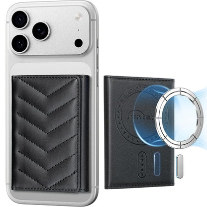 BFK36 Magnetic V-shaped Mobile Phone Holder RFID Card Slots