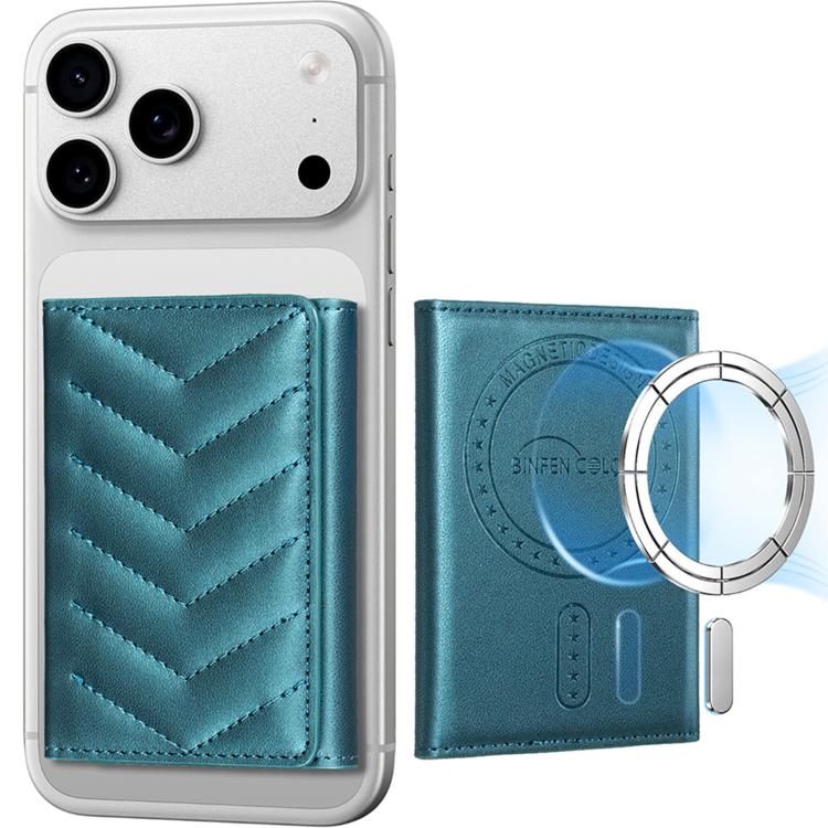 BFK36 Magnetic V-shaped Mobile Phone Holder RFID Card Slots