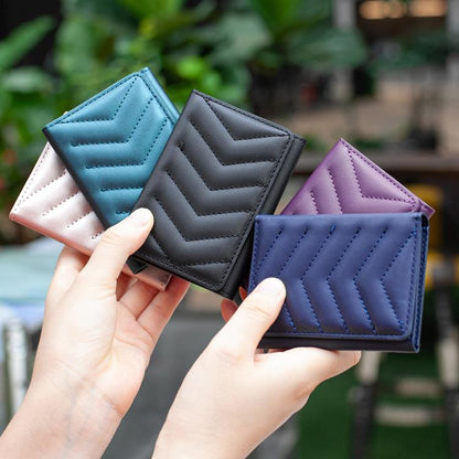 BFK36 Magnetic V-shaped Mobile Phone Holder RFID Card Slots