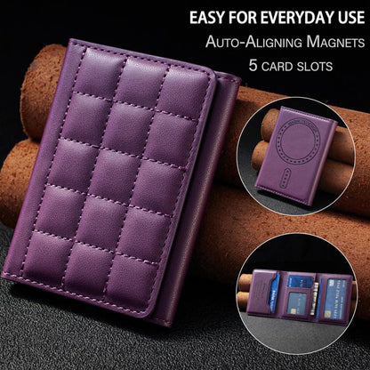 BFK38 Magnetic Square-shaped Mobile Phone Holder RFID Card Slots