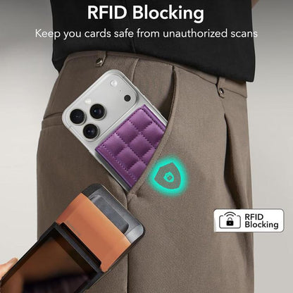 BFK38 Magnetic Square-shaped Mobile Phone Holder RFID Card Slots