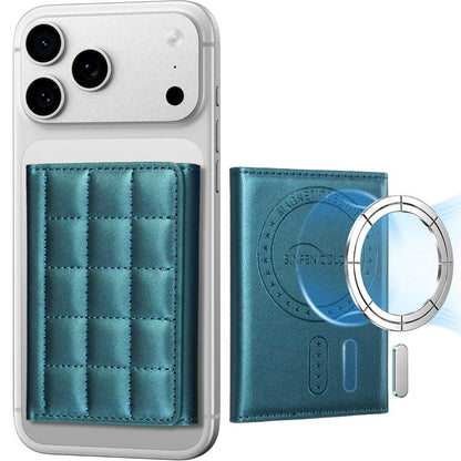 BFK38 Magnetic Square-shaped Mobile Phone Holder RFID Card Slots