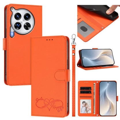 Happy Heart Pattern Magnetic Closure Vegan Leather Phone Case with Wrist Strap, For Tecno Spark 30, For Tecno Pova 6 Neo 5G, For Tecno Spark 30C, For Tecno Spark 20 Pro 5G, For Tecno Spark 10 Pro Magic Magenta, For Tecno Pova 6, For Tecno Pova 6 / 6 Pr...