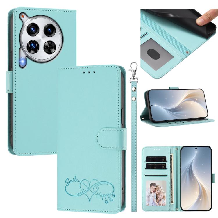 Happy Heart Pattern Magnetic Closure Vegan Leather Phone Case with Wrist Strap, For Tecno Spark 30, For Tecno Pova 6 Neo 5G, For Tecno Spark 30C, For Tecno Spark 20 Pro 5G, For Tecno Spark 10 Pro Magic Magenta, For Tecno Pova 6, For Tecno Pova 6 / 6 Pr...