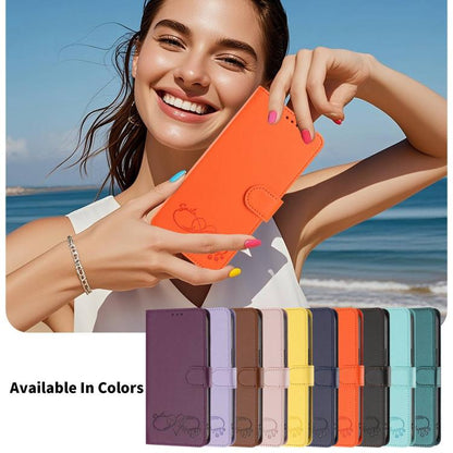 Happy Heart Pattern Magnetic Closure Vegan Leather Phone Case with Wrist Strap, For Tecno Pova 7 4G, For Tecno Spark Go 1/Go 2025, For Tecno Camon 40 Pro 4G Global, For Tecno Camon 40 Premier, For Tecno Camon 40, For Tecno Spark 30C 5G/Pop 9 5G        ...